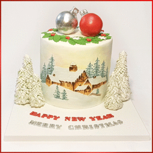 New Year cake