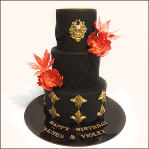 Wedding anniversary cake