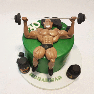 Birthday cake for athletes